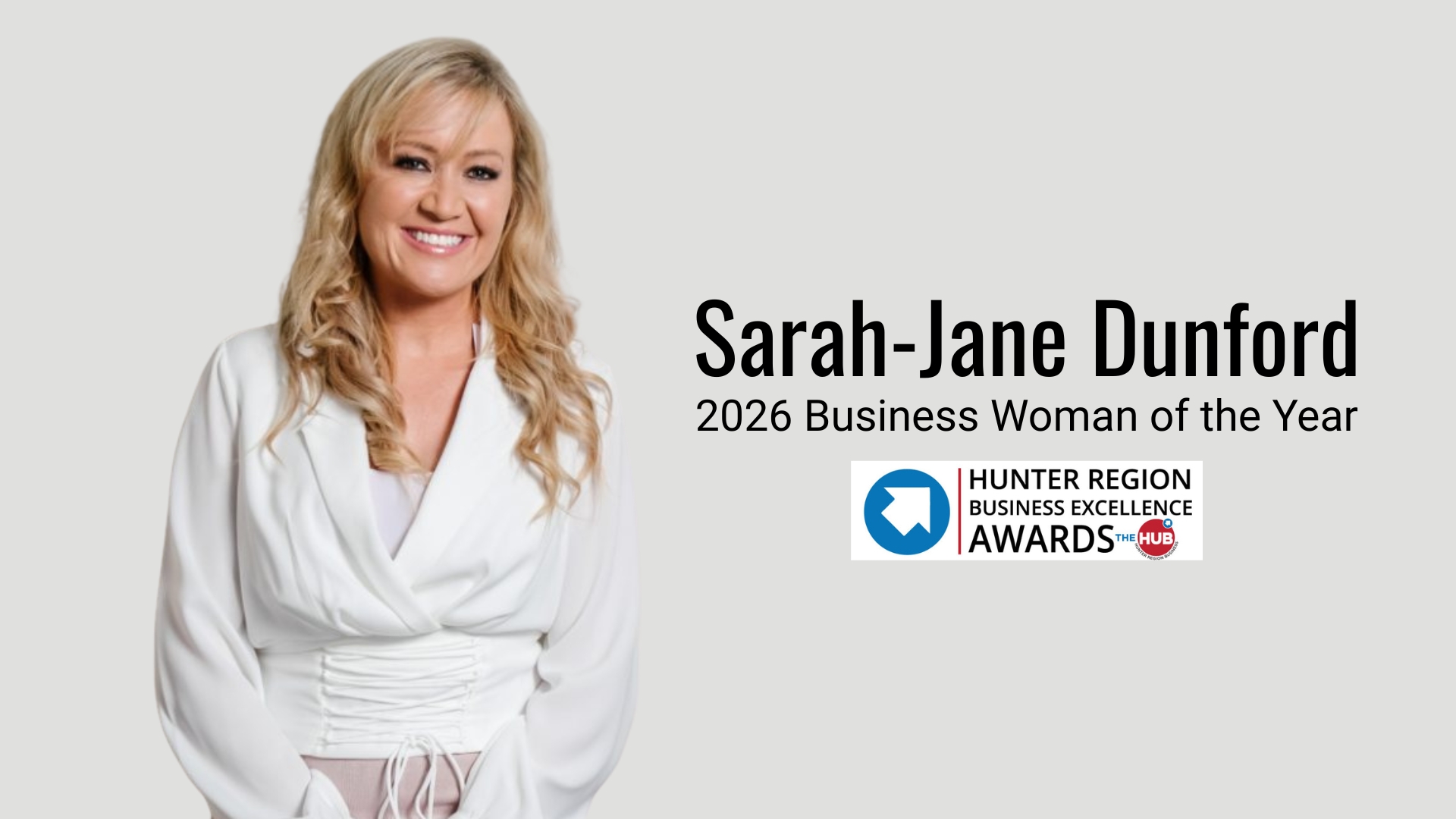 Sarah-Jane Dunford Business Woman of the Year